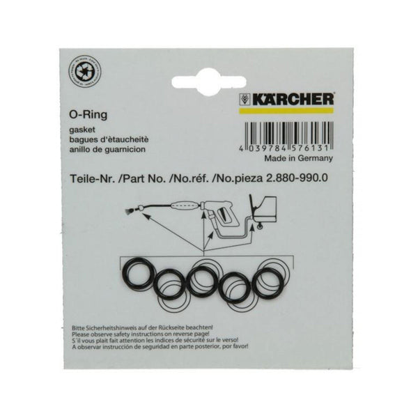 KARCHER O-RING O-RINGEN SET 5 STUKS VAN PISTOOLGREEP 28809900-KARCHER [BO]-Bouwhof shop (6160436986032)