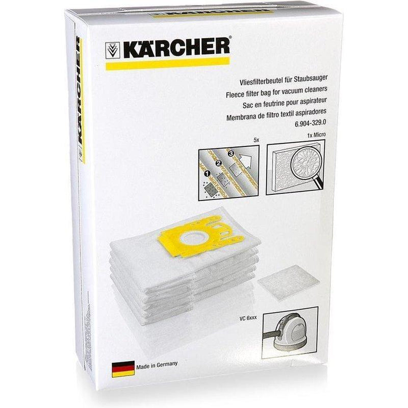 Karcher stofzakken VC6 Vlies (5 stuks)-KARCHER [BO]-Bouwhof shop (6627231695024)