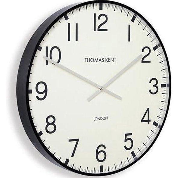 Klok rond Clocksmith M wit/zwart-DECOSTAR (wonen)-Bouwhof shop (6667340218544)