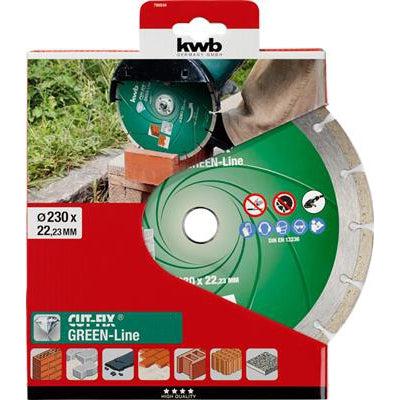 Kwb cut-fix green line diamant doorslijpschijf 230zb-KWB | EINHELL-Bouwhof shop (6606380859568)