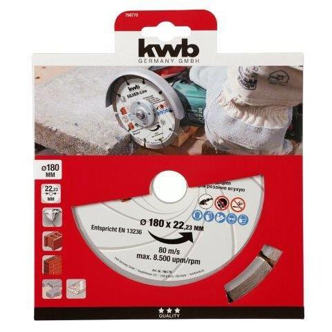 KWB DIAMANT DOORSLIJPSCH. 178 MM Default Title (6138141343920)