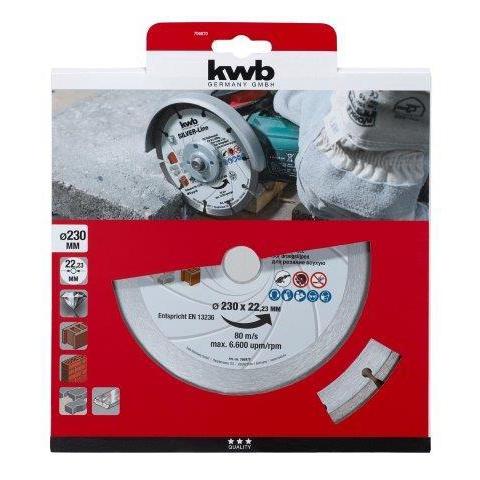 KWB DIAMANT DOORSLIJPSCH. 230 MM Default Title (6138112540848)