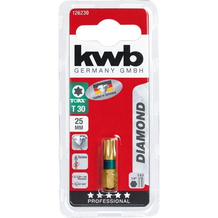 KWB Diamond bit Torx 25 mm. T 30-KWB | EINHELL-Bouwhof shop (6138149241008)