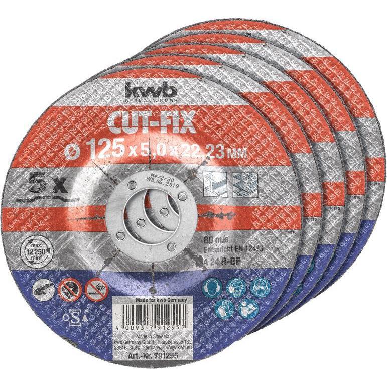 KWB doorslijpschijven metaalbewerking (5 stuks)-KWB | EINHELL-Bouwhof shop (6138104348848)