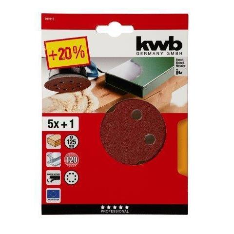 KWB KLIT SCHUURSCH. 125MM K120 ZB Default Title (6138092978352)