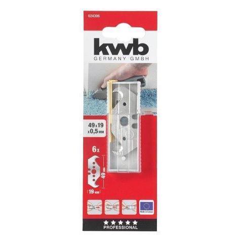 KWB LOSSE LEERMESJES 49X19 KRT 6 ST. Default Title (6138083508400)