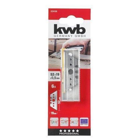 KWB LOSSE LEERMESJES 52X19 KRT 6 ST. Default Title (6138087243952)