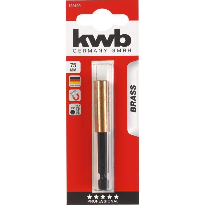 KWB magnetische bithouder messinghuls 75 mm. 1/4“-KWB | EINHELL-Bouwhof shop (6138097631408)