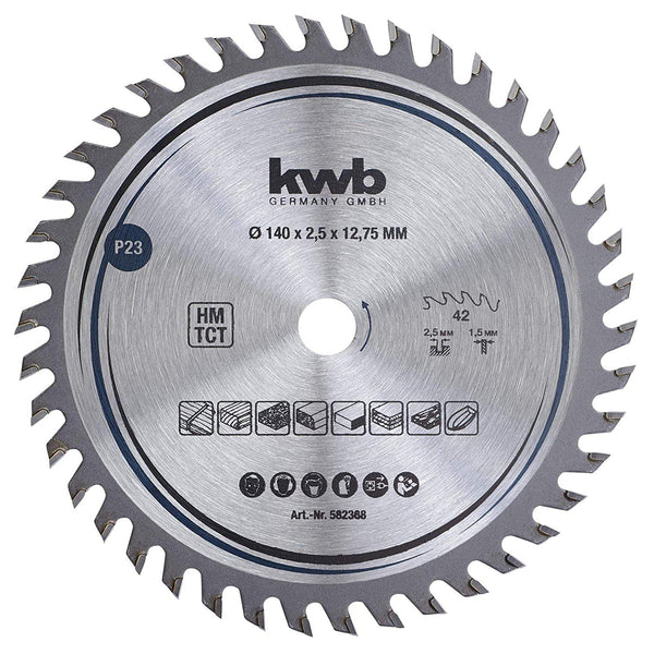 Kwb precisie cirkelzaagblad hm 140x12.75 23P-KWB | EINHELL-Bouwhof shop (6606381187248)