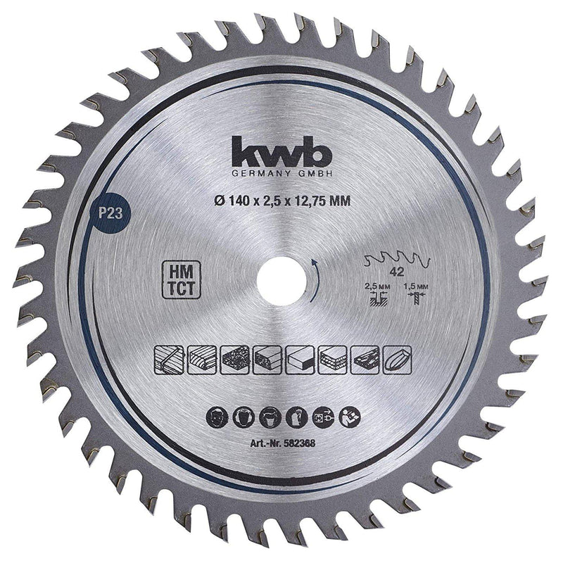 Kwb precisie cirkelzaagblad hm 140x12.75 23P-KWB | EINHELL-Bouwhof shop (6606381187248)