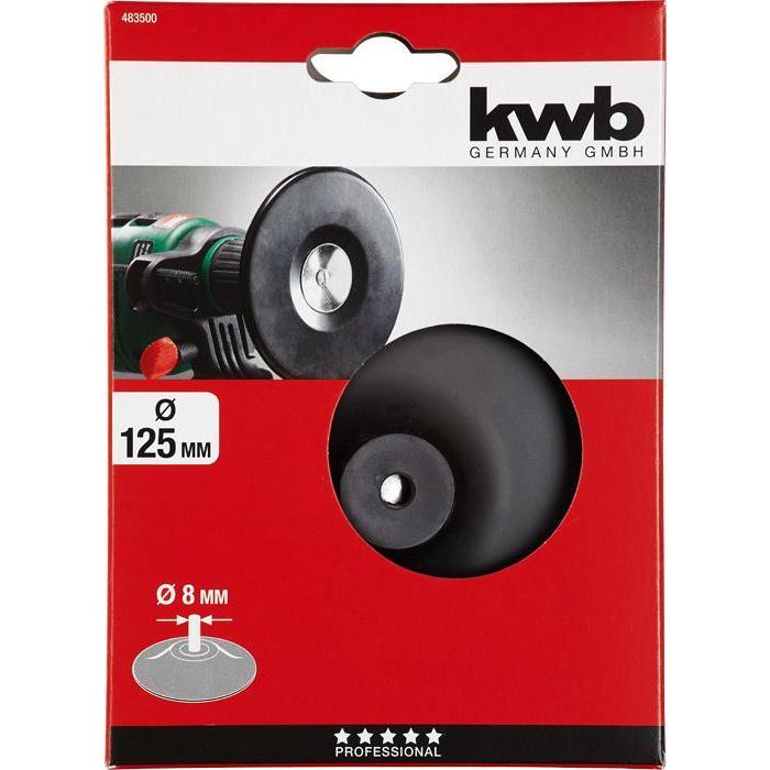 KWB rubber steunschijf 125 mm.-KWB | EINHELL-Bouwhof shop (6138138230960)