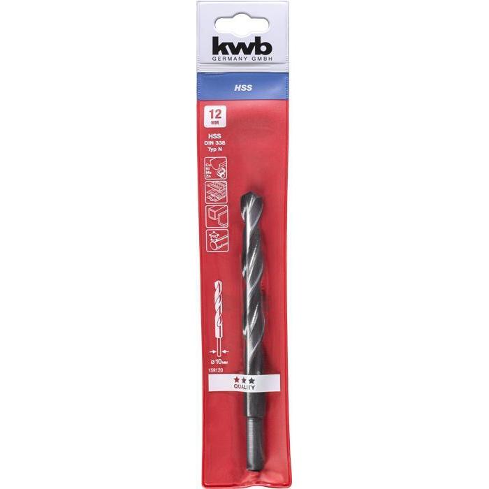 KWB spiraalboor HSS met afgedraaide schacht 12.0 mm.-KWB | EINHELL-Bouwhof shop (6138119454896)