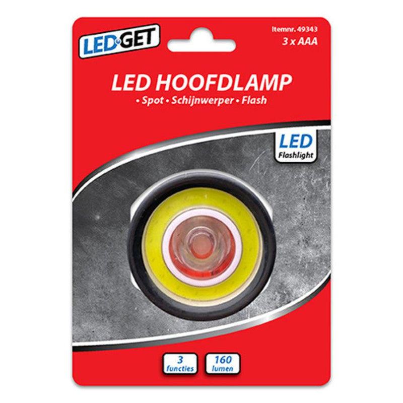LedGet hoofdlamp 1W+COB 3W LED-BESLI (installatie)-Bouwhof shop