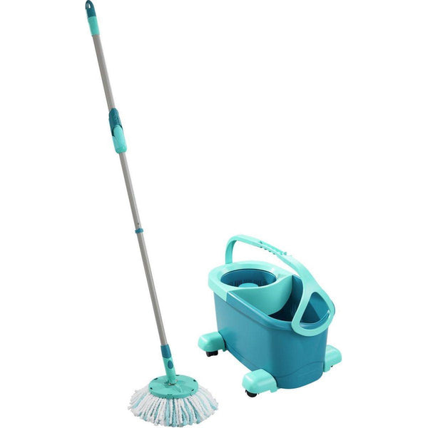 Leifheit Clean Twist disc mop - compleet systeem met wieltjes (ergo)-VAN HUISZ | UNIVERSEEL TRADING-Bouwhof shop (7059800719536)