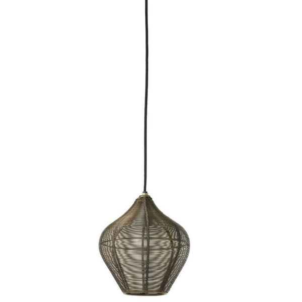 Hanglamp 20x22 cm ALVARO antiek brons-LIGHT & LIVING [BO] (verlichting)-Bouwhof shop (6969696780464)