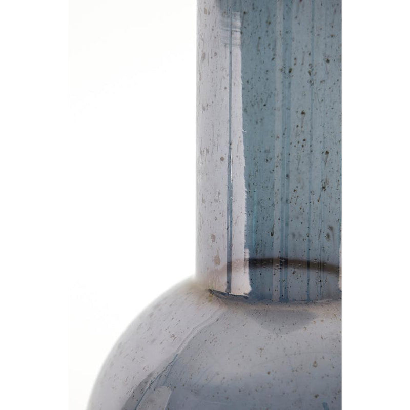 Light & Living Dapoli glazen vaas steenslag smoke-LIGHT & LIVING [BO] (wonen)-Bouwhof shop
