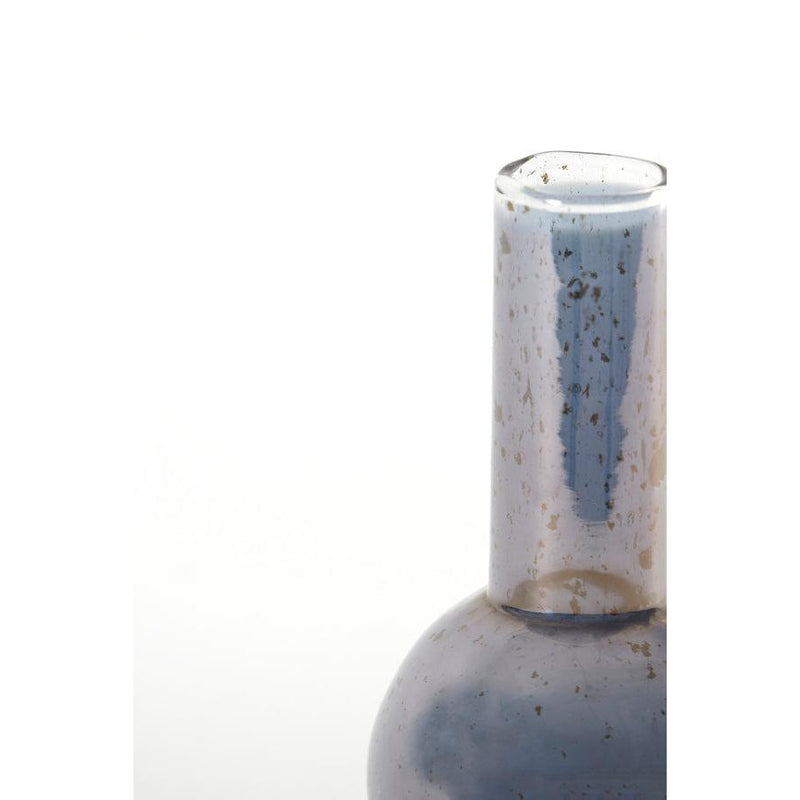 Light & Living Dapoli glazen vaas steenslag smoke-LIGHT & LIVING [BO] (wonen)-Bouwhof shop