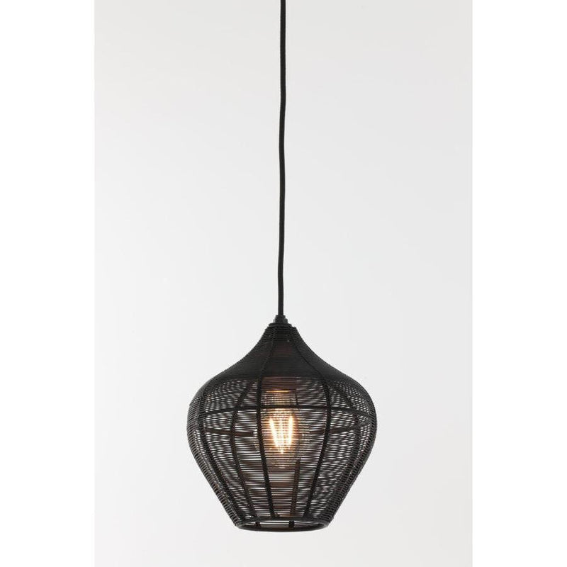 Light & Living Hanglamp ALVARO mat zwart, 20x22 cm-LIGHT & LIVING [BO] (verlichting)-Bouwhof shop (6969664209072)