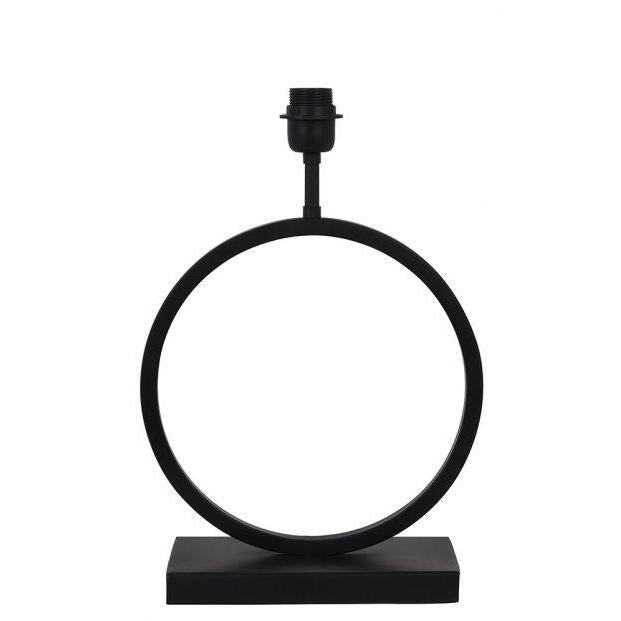 Lampvoet Liva mat zwart, 42 cm-LIGHT & LIVING [BO] (verlichting)-Bouwhof shop (6179653484720)
