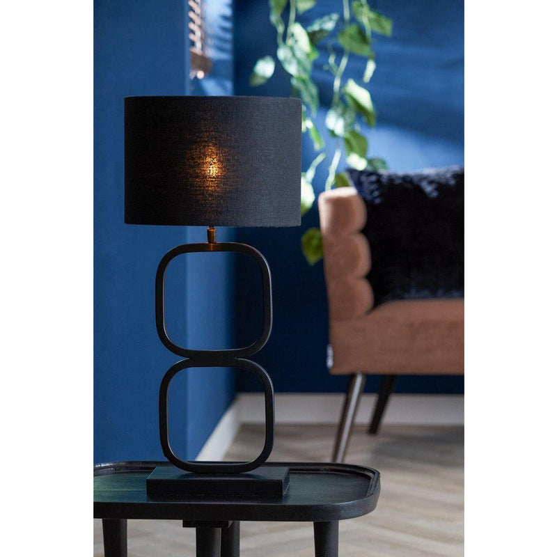 Light & Living Lampvoet 23x11.5x46 cm LUTIKA mat zwart-LIGHT & LIVING [BO] (verlichting)-Bouwhof shop (7067469742256)