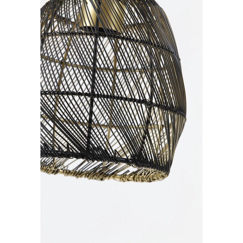 Tafellamp 23x18x60 cm MEYA mat zwart + goud-LIGHT & LIVING [BO] (verlichting)-Bouwhof shop (6969663946928)