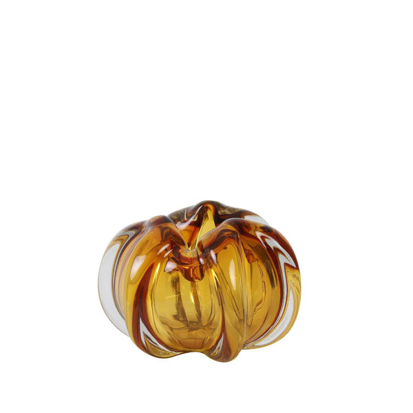 Light & Living Murela theelicht glas amber 19x12 cm-LIGHT & LIVING [BO] (wonen)-Bouwhof shop