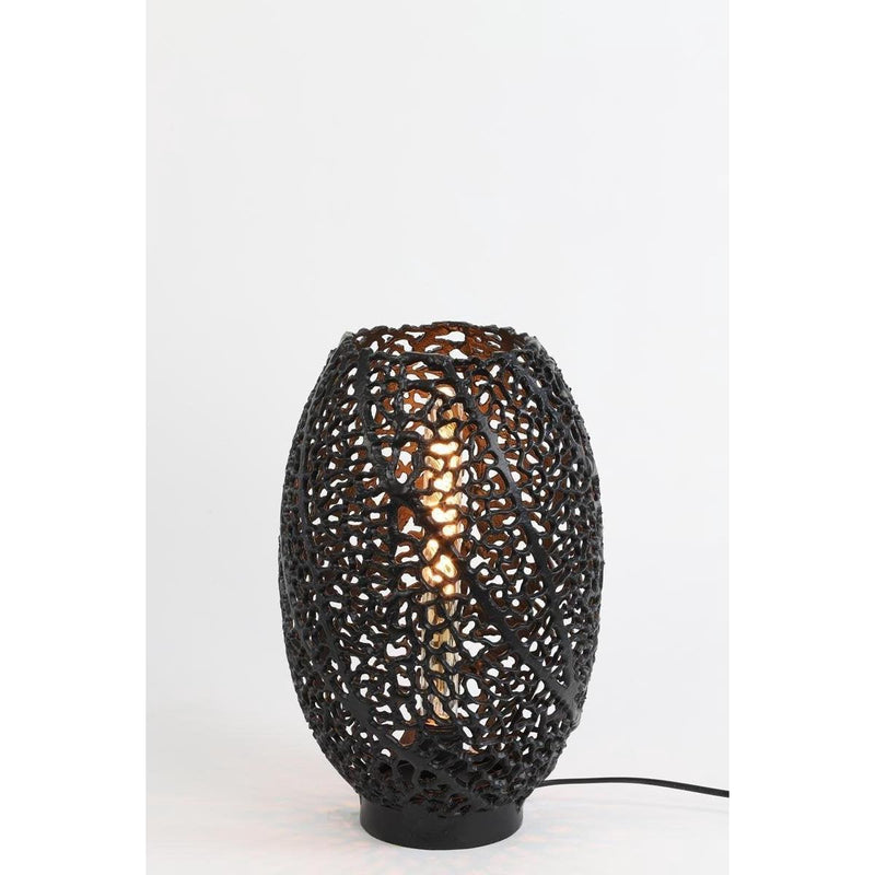 Tafellamp 33x52 cm SINULA mat zwart-LIGHT & LIVING [BO] (verlichting)-Bouwhof shop (6751845286064)