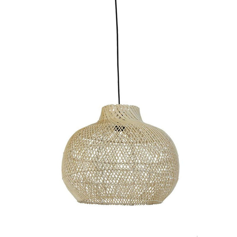 Light & Living hanglamp 46x39 Charita rotan naturel-LIGHT & LIVING [BO] (verlichting)-Bouwhof shop