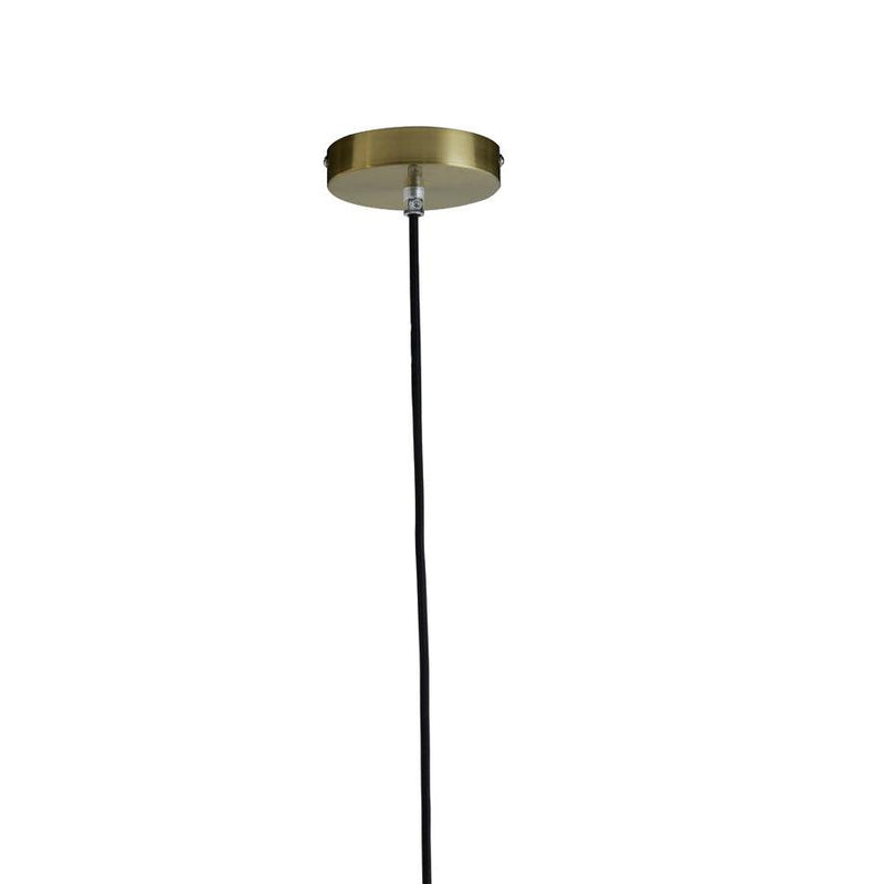 Light & Living hanglamp 48 Magdala glas bruin+goud-LIGHT & LIVING [BO] (verlichting)-Bouwhof shop