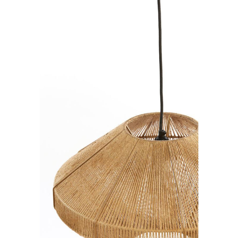 Light & Living hanglamp 50x31 Mallow jute naturel-LIGHT & LIVING [BO] (verlichting)-Bouwhof shop