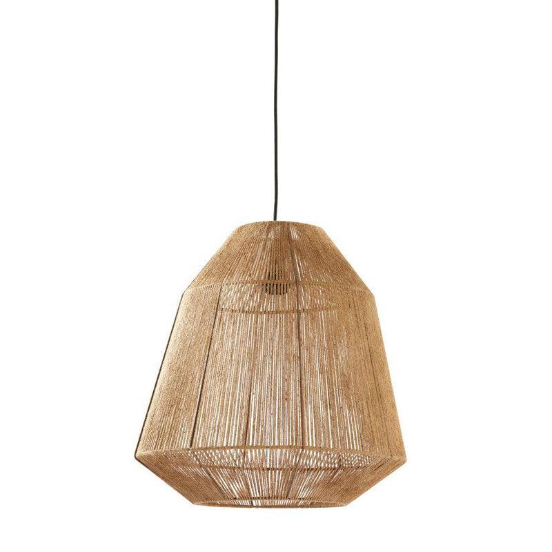 Light & Living hanglamp 50x50 Malva jute naturel-LIGHT & LIVING [BO] (verlichting)-Bouwhof shop