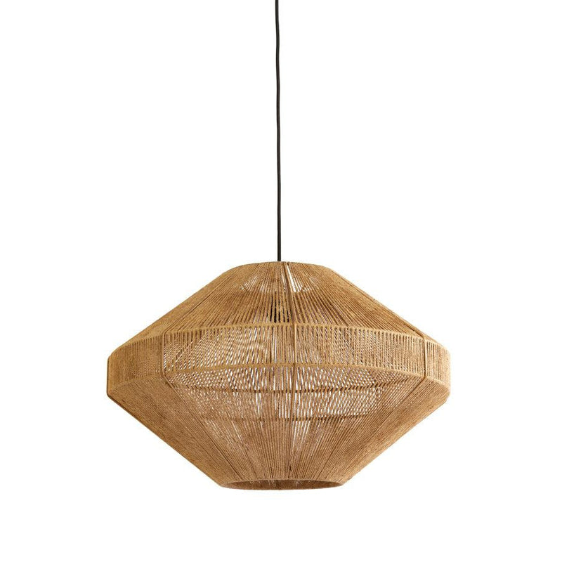 Light & Living hanglamp 60x37 Mallow jute naturel-LIGHT & LIVING [BO] (verlichting)-Bouwhof shop
