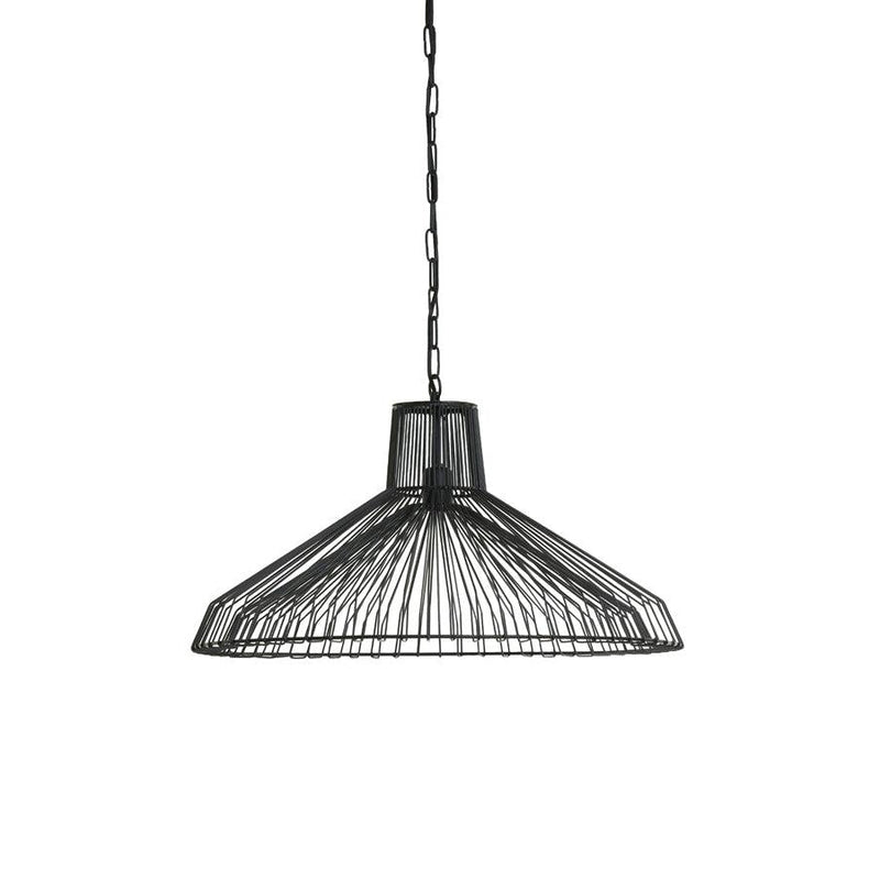 Light & Living hanglamp 65x37 Kasper mat zwart-LIGHT & LIVING [BO] (verlichting)-Bouwhof shop