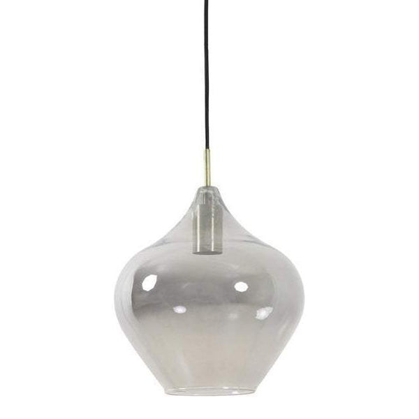 Hanglamp 27x29.5 Cm rakel antiek brons + smoke-LIGHT & LIVING [BO] (verlichting)-Bouwhof shop (6964095975600)