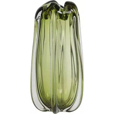 Light & Living vaas 21x38 cm Murela glas olijf groen-LIGHT & LIVING [BO] (wonen)-Bouwhof shop