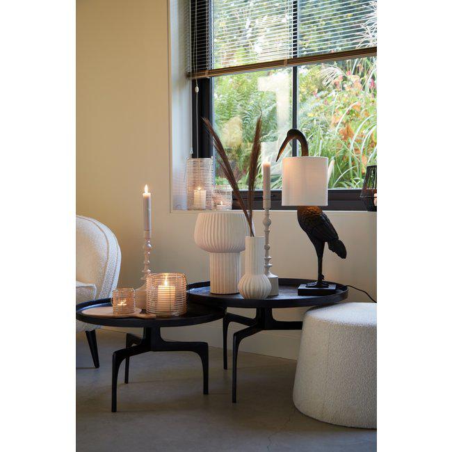 Light & Living vaas deco 15x21 Feyo keramiek crème-LIGHT & LIVING [BO] (wonen)-Bouwhof shop