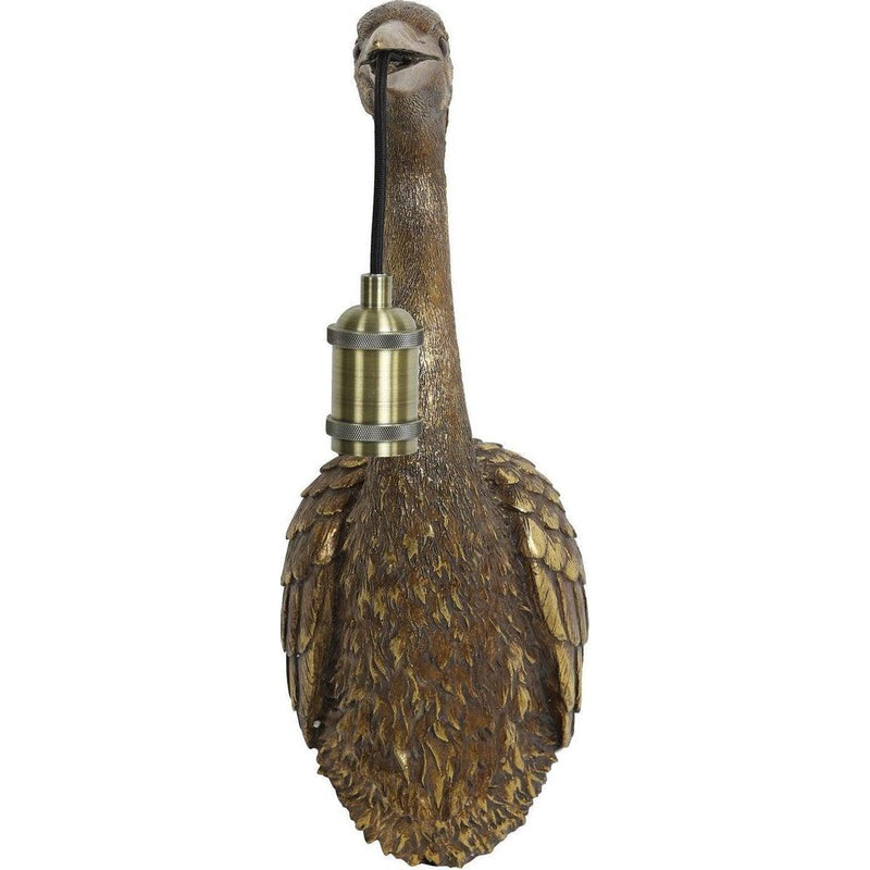 Wandlamp 29.5x16x48 cm CRANE antiek brons-LIGHT & LIVING [BO] (verlichting)-Bouwhof shop (6969655263408)