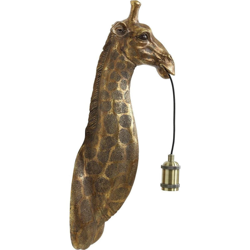 Wandlamp 20.5x19x61 cm GIRAFFE antiek brons-LIGHT & LIVING [BO] (verlichting)-Bouwhof shop (7001164185776)