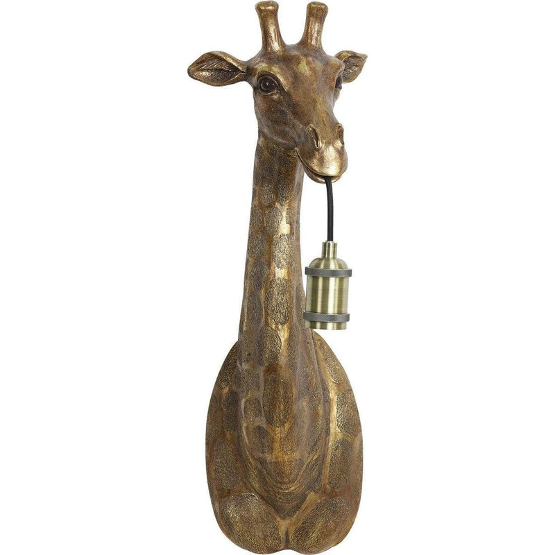 Wandlamp 20.5x19x61 cm GIRAFFE antiek brons-LIGHT & LIVING [BO] (verlichting)-Bouwhof shop (7001164185776)