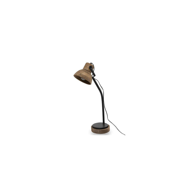 Light & living bureaulamp Imbert donker bruin-mat zwart, 64 cm-LIGHT & LIVING [BO] (verlichting)-Bouwhof shop (6153329836208)