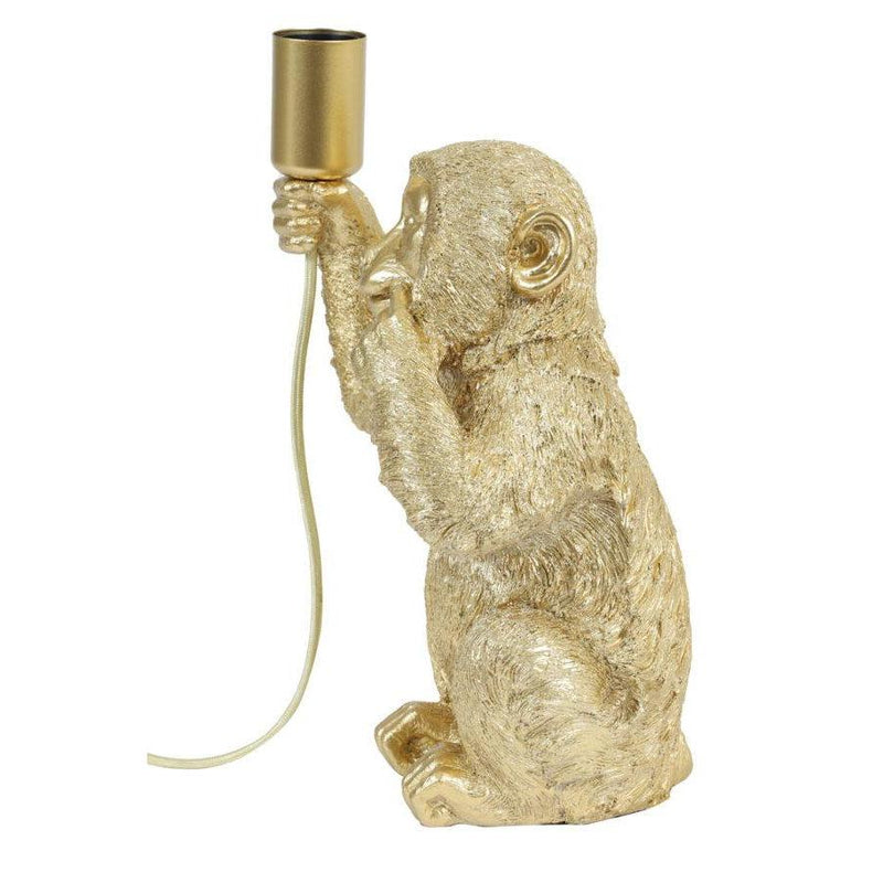 Light & living tafellamp Monkey goud, 34 cm-LIGHT & LIVING [BO] (verlichting)-Bouwhof shop (6157854867632)