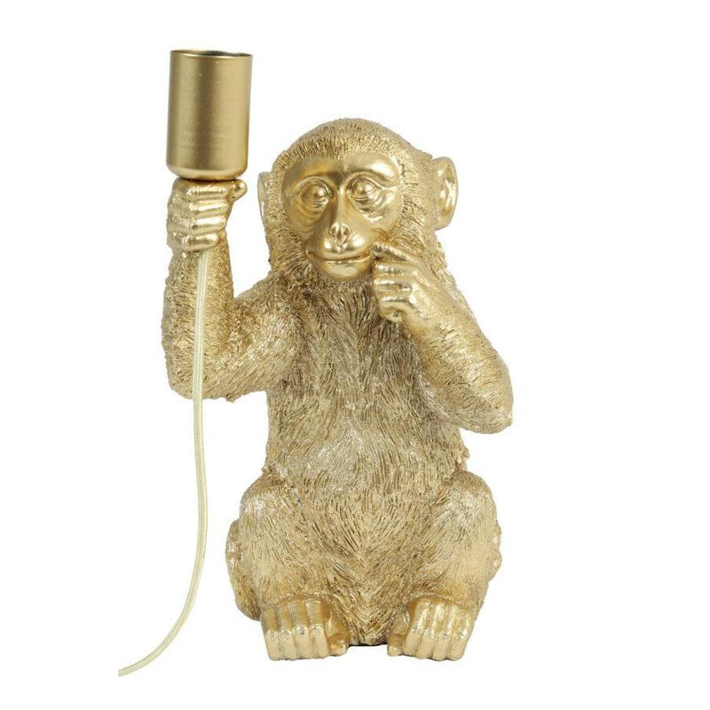 Light & living tafellamp Monkey goud, 34 cm-LIGHT & LIVING [BO] (verlichting)-Bouwhof shop (6157854867632)