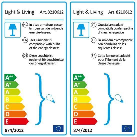 LIGHT & LIVING VLOERLAMP 30X30X140 CM MACE MAT ZWART-LIGHT & LIVING [BO] (verlichting)-Bouwhof shop (6153328656560)