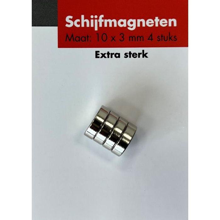 Mac Lean schijfmagneet extra sterk (4 stuks)-MAC LEAN PRODUCTS BV-Bouwhof shop