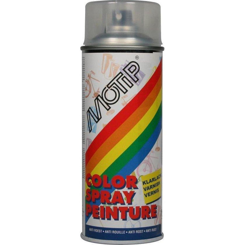 MOTIP COLOURSPRAY CLEAR VARNISH ALKYD HG-AKZO NOBEL COATINGS (verf & behang)-Bouwhof shop (6198327902384)