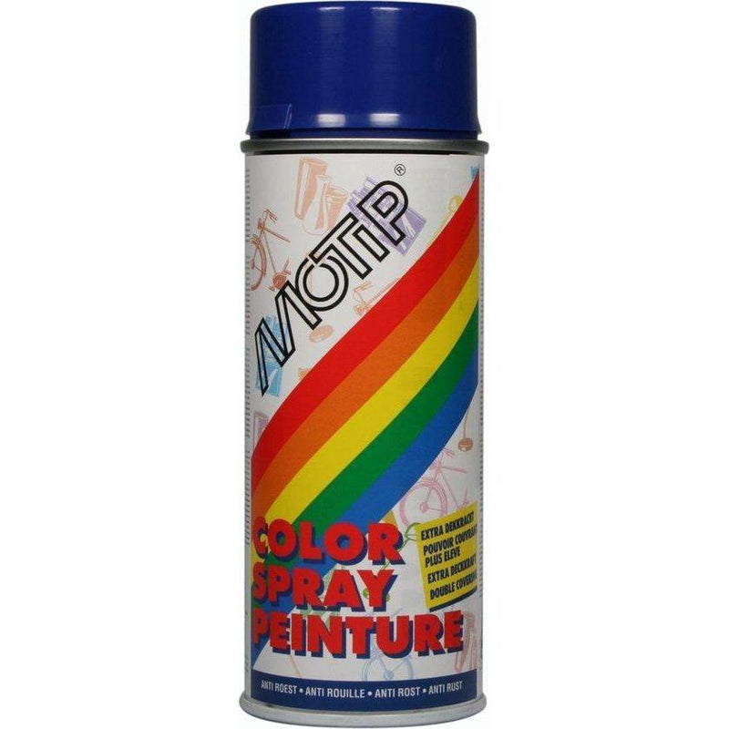 MOTIP KLEURSPRAY SPUITVERF HOOGGLANS RAL 5002 ULTRAMARIJN BLAUW-AKZO NOBEL COATINGS (verf & behang)-Bouwhof shop (6198326755504)