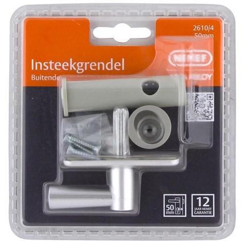 NEMEF INSTEEKGRENDEL SERIE 2610. ALUMINIUM F1 50 MM-NAUTA-Bouwhof shop (6160445800624)