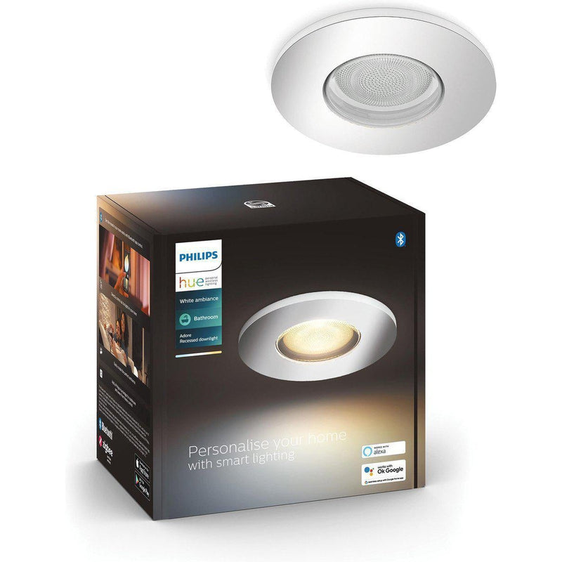 Adore Hue recessed chrome 1x5W 230V-PHILIPS NEDERLAND [BO] (verlichting)-Bouwhof shop (6969689768112)