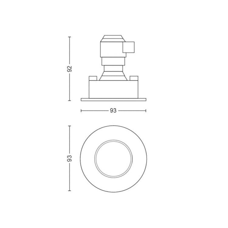 Philips Hue Adore inbouwspot-LED-chrome (6969689768112)