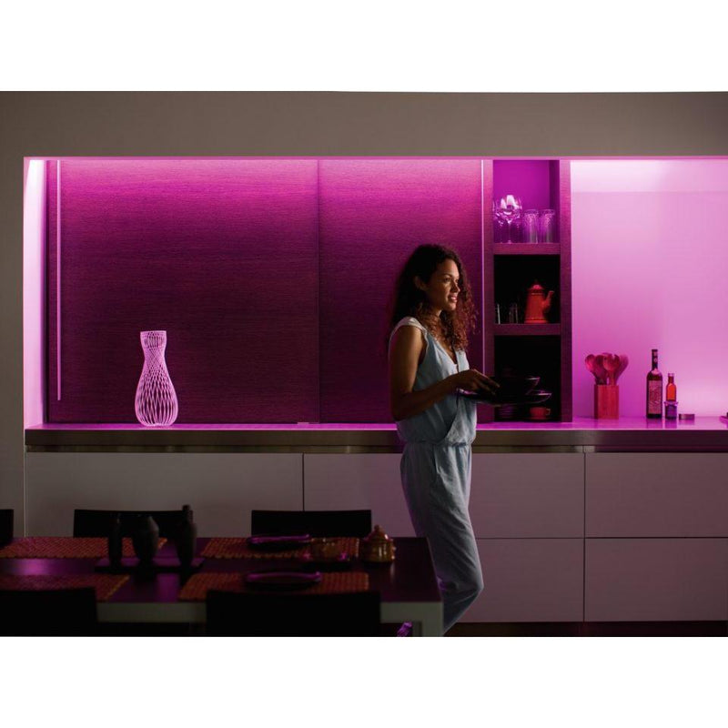 Philips hue white and color ambiance lightstrip plus verlenging (1 meter)-PHILIPS NEDERLAND (verlichting)-Bouwhof shop (6162815254704)